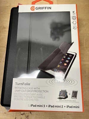 Griffin TurnFolio Case Snap Out Drop Protection iPad Mini 3  iPad mini 2 iPad mi - Image 1 of 3