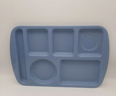 Vtg School Cafeteria Divided Food Lunch Tray Camp Picnic G.E.T. TL 151 Melamine - Image 1 of 4