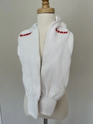 Calentadores de piernas blancos tejidos para danza o gimnasia de la Universidad de Utah nuevos sin etiquetas Foto 1 de 2