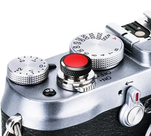 Deluxe Soft Release Button SRB Kupfer Silikon weiche Auslösebetätigung Rot - Bild 1 von 5