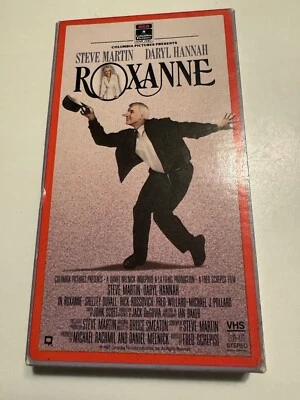 Vintage Roxanne Steve Martin RCA Full Box Early Release VHS Cassette Tape MINTY - Image 1 of 4
