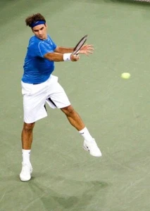 ● VERY RARE RF FEDERER US OPEN 2006 TENNIS SHORTS NIKE SIZE MEN'S ADULT XL ● - Picture 1 of 12