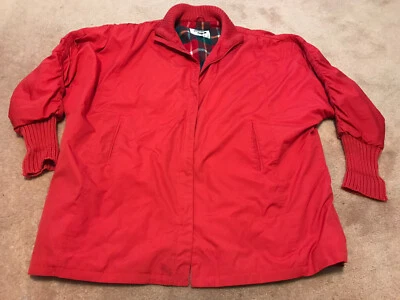 Women’s 2XL FOX RUN WORKSHOP LIMITED RED PLAID LINED COAT - Image 1 of 4