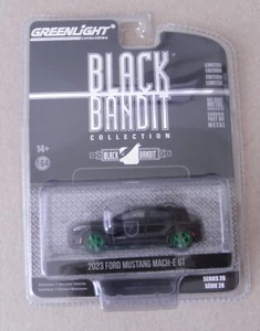 Greenlight Green Machine Black Bandit 2023 Ford Mustang MACH-E GT S/N 0056 - Picture 1 of 6