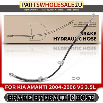 Front Right RH Brake Hydraulic Hose Line for Kia Amanti 2004 2005 2006 V6 3.5L - Image 1 of 4