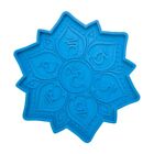 Mantra Symbol Coaster Epoxy Resin Mold Cup Mat Pad Silicone DIY Craft Mold
