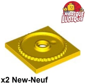 Lego 2x turntable plaque tournante square base 4x4 jaune/yellow 61485 NEUF - Bild 1 von 1