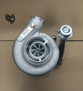 Turbolader Holset HX35W T3 12cm Gehäuse twin scroll V-band billet made in UK - Bild 1 von 7