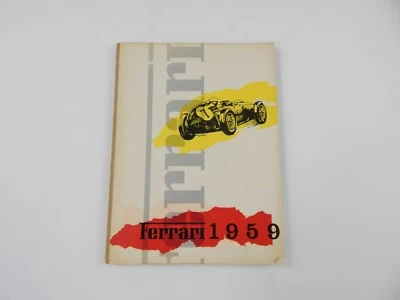 Anuário original Ferrari 1959 Annuario 166 212 250 PF 375 750 - Imagem 1 de 4