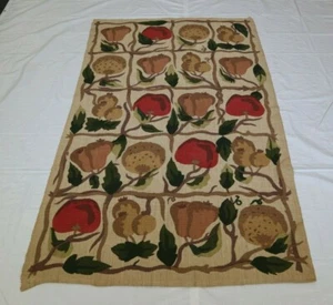 5'0" x 8'0" ft. Fruits Floral Oriental Wool Area Handmade Traditional Rug - Picture 1 of 10