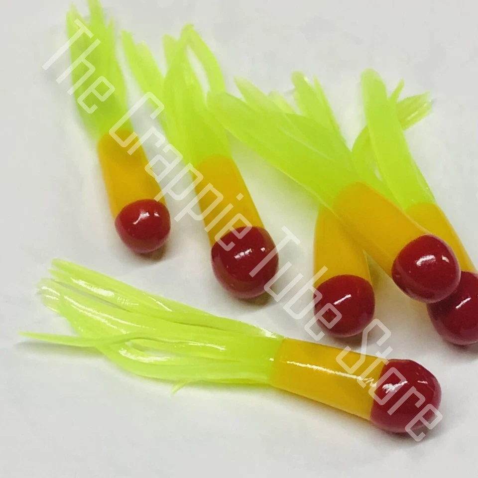 Paquete de 50 tubos de plantilla de mierda tricolor de 1,5" rojo/amarillo/chartreuse Foto 1 de 1