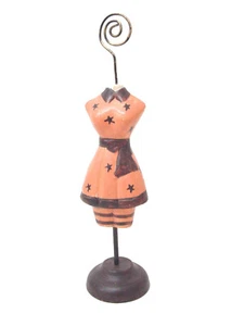 (27209) FIGURA MANIQUI PORTANOTAS CUELGA NOTAS JOYAS FOTOS PRECIOS SALMON - Picture 1 of 1