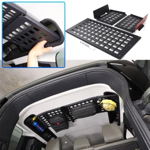 Bolsa de techo delantero soporte de almacenamiento placa de panel de muelles para Land Rover Defender 20-23 - Imagen 1 de 15
