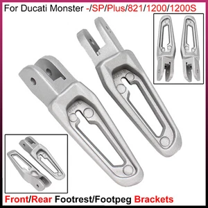 Soportes reposapiés delanteros/traseros/pedacos para Ducati Monster (SP, Plus, 821, 1200, 1200S) - Imagen 1 de 10