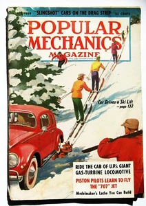 Popular Mechanics 1959 February Magazine VF- Grade Skiing - Picture 1 of 2