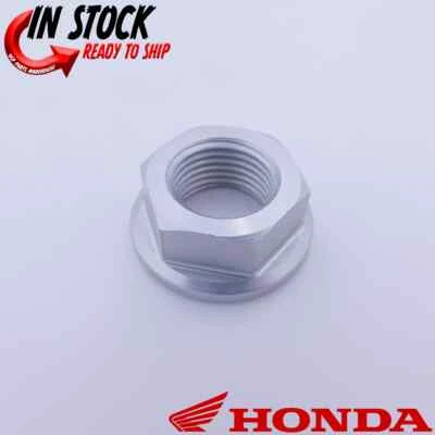 NUEVO FABRICANTE DE EQUIPOS ORIGINALES HONDA TUERCA EJE DELANTERO 2002-2020 CR125 CR250 CRF450R CRF250R 90301-KZ4-J40 Foto 1 de 4