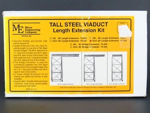 HOn3 Scale Micro Engineering Kit 75-528 Tall Steel Viaduct 60' Length Extension - Picture 1 of 4