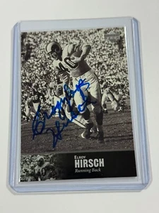 1997 UPPER DECK LEGENDS ELROY CRAZYLEGS HIRSCH AUTOGRAPH AUTO AL-39 RAMS - Picture 1 of 2