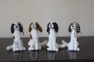 Needle Felted Springer Spaniels Handmade and unique Free UK Postage - Picture 1 of 21