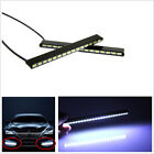 One Pair 12V Super Slim Bright White 15Led Car Suv Daytime Running Light Bar Drl