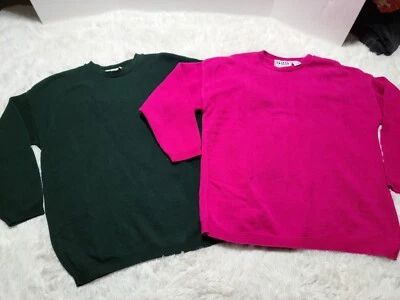 Vintage Lot 525 Hudsons Marshals Knit Heavyweight OSFA Pullover Sweater Cotton - Image 1 of 4