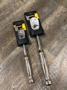 SEALED GearWrench 90T Rachet Set of TWO 8" 3/8 81211T 11" 1/2 81304T Orange Ring - Picture 1 of 14