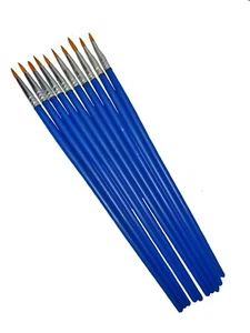 10 Pcs Artist Paint Brushes Nylon for Watercolor - Picture 1 of 2