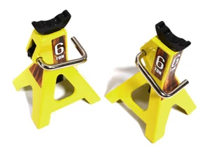 Realistic Model 6 Ton Jack Stands (2) for 1/10, 1/8 Scale & Rock Crawler - Picture 1 of 1