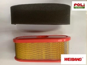 WEIBANG FILTRA ARIA DI RICAMBIO ORIGINALE PER RASAERBA TAGLIAERBA MOTORE 156 196 - Foto 1 di 2