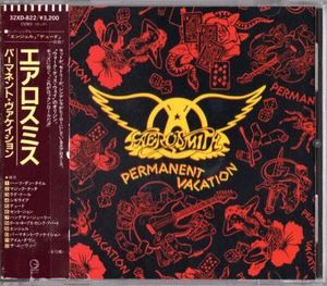 Aerosmith - Permanent Vacation  CD 1987  RARE JAPAN OBI ORG. 1st press  32XD-822 - Picture 1 of 1