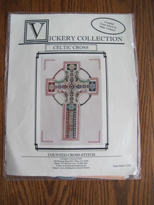 Kit Punto de Cruz Contado Colección Vickery - Cruz Celta #2002 Nuevo de Lote Antiguo Foto 1 de 4