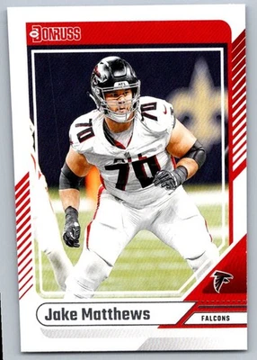 2024 Donruss Jake Matthews Atlanta Falcons #218 - Image 1 of 2