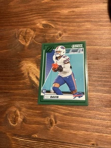 2024 Panini Zenith Ray Davis RC Green 2 Minute Drill #183 Buffalo Bills - Picture 1 of 4