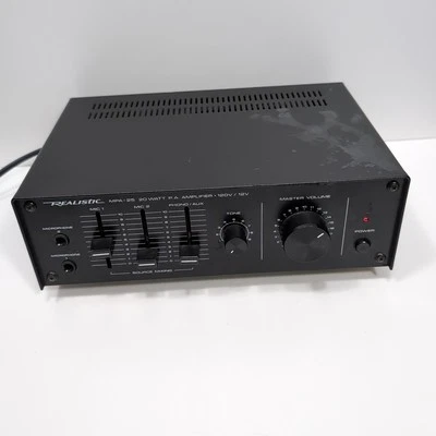 Amplificador PA realista MPA-25 20 vatios modelo 32-2033A Foto 1 de 4