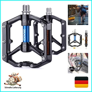 Fahrradpedale Mit Reflektoren - MTB Aluminiumlegierung Pedale Set, 9/16 Cube ... - Bild 1 von 9