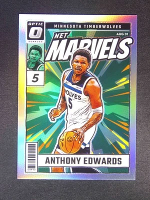 2024-25 Panini Donruss Optic Anthony Edwards #3 Net Marvels Holo - Image 1 of 2