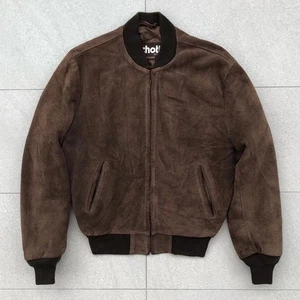 Vintage Schott suede jacket size 40 Vintage SCHOTT NYC Suede Leather Bomber Jack - Picture 1 of 6