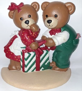 Deko Mantel Weihnachtsbären mit Geschenk. Weihnachten, Eisen, - Bild 1 von 10