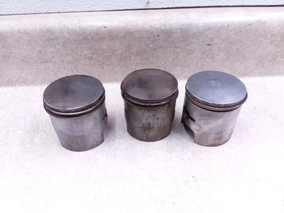 Kawasaki 400 Triple S3 KH400 50mm Piston Set FOR PARTS 1975 VTG ANX-B242 - image 1 of 4