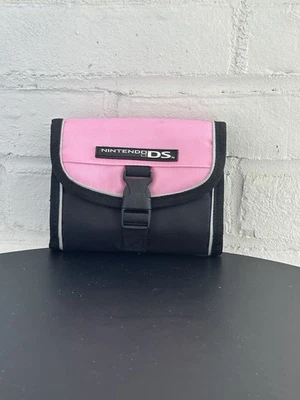 Nintendo DS Pink Black Switch N Carry Travel Pouch Case - Image 1 of 4