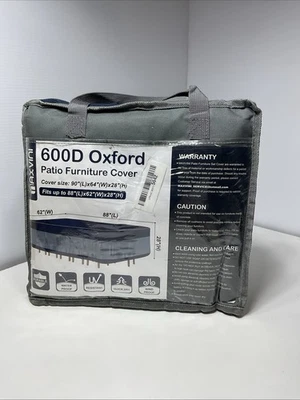 Upgrade Waterproof Garden Patio Furniture Cover Rectangular Table Dust Protector - Image 1 of 4