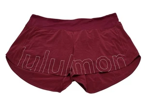 Pantalones Cortos Lululemon Speed Up MR Gráficos Edición Especial Forrados Talla 12 - Imagen 1 de 9