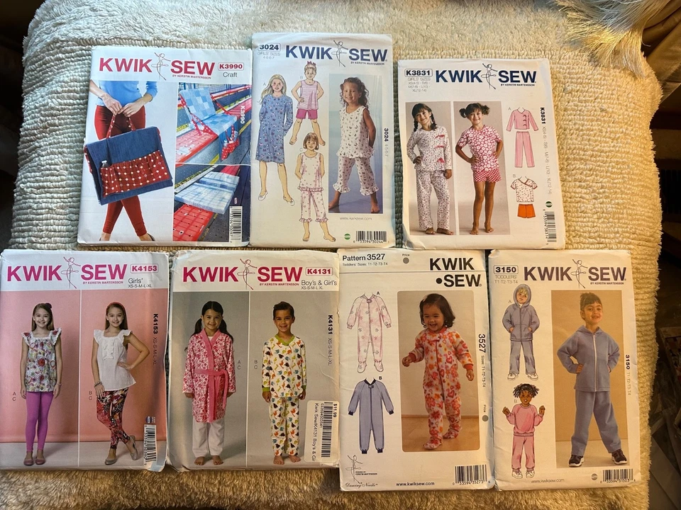 Kwik Sew Sewing Patterns-  stadium seat, Pajamas, leggings - Image 1 of 1
