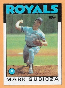 MARK GUBICZA KANSAS CITY ROYALS #644- TOPPS NM-MT 1986 - Picture 1 of 2