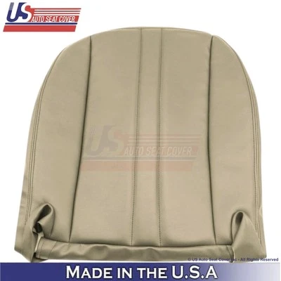 1996-2025 Fits Chevrolet Express Driver Bottom Leatherette Seat Cover Neutral - Image 1 of 4