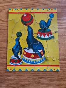 Vintage 22 pc. Puzzle, Circus Seals - Picture 1 of 3