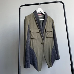 Kostas Murkudis New York Industries Women’s Cropped Wool Cashmere Blazer Size 44 - Picture 1 of 13