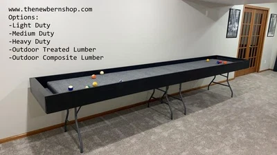 Carpetball Tables (Black and Grey) - UPS Quick Ship - Image 1 of 3