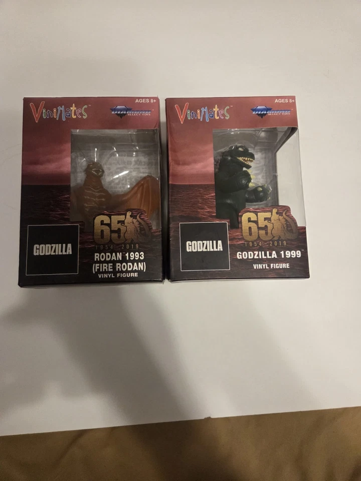 NYCC 2020 Godzilla Fire Rodan 4 Inch Vinyl Vinimate Diamond Select