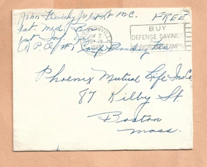 Segunda Guerra Mundial Correo Militar Apo 1 1942 Jacksonville Fla - Imagen 1 de 1